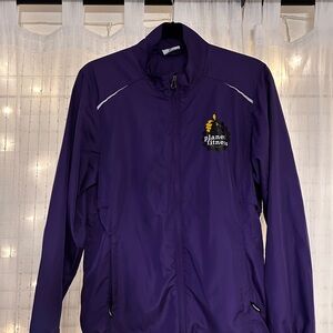 Purple Planet Fitness Windbreaker Jacket